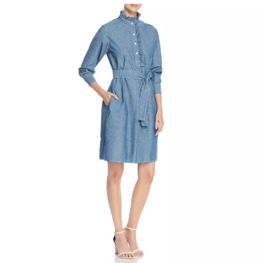 Tory Burch chambray dress DENEUVE DENIM
SHIRT DRESS